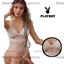 Body blanco semi transparente playboy premium